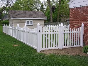 Gard pvc, pt. casa si gradina
