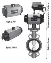 Actuatori pneumatici rotativi