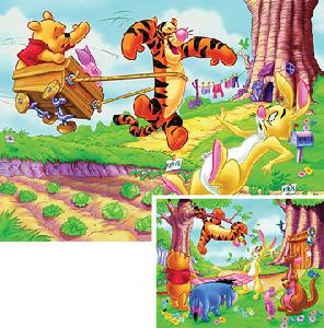Puzzle povesti, desene animate