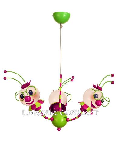 LUSTRE MODERNE PENTRU COPII CU ALBINUTE SAU CLOVNI