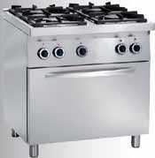 Aragaz inox 4 ochiuri cu cuptor