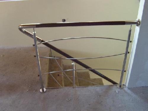 Balustrade inox lemn