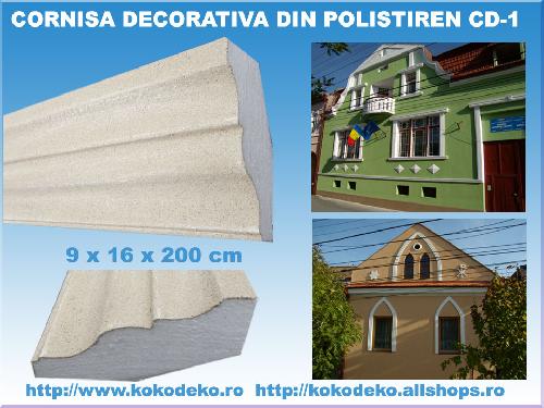 Cornisa decorativa din polistiren CD-1