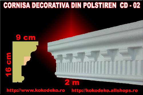 Cornisa decorativa din polistiren CD-02
