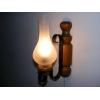 Aplica Ada 1 brat lemn wenge abajur lampa gaz mat - Rustic