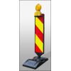  Baliza PVC cu suport si lampa semnalizare lucrari  - Indica