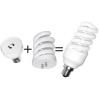 Becuri economice adaptor 230v Day Light - subansamblu - Becu
