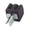  Conector difuzoare audio negru 