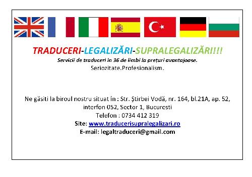 Traduceri legalizate