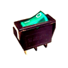 Intrerupator retea negru verde cu bec 15A 250v - Intrerupato