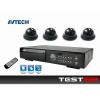 Kit supraveghere 1 DVR AVTECH 4 Canale 4 Camere Color Doom -