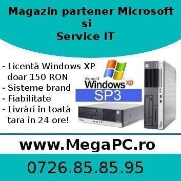 Licenta Microsoft XP 150 RON, Sisteme SH Preturi Mici