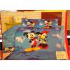  Lenjerii pat 3 piese Disney Mickey Mouse si Minnie Mouse 