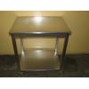 Masa din inox mobila cu polita inferioara - Mobilier inox