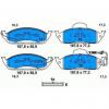 Placute de frana Bendix MRD760 fata Mercedes - Sisteme de fr