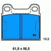Placute de frana Bendix MRD31 spate Mercedes VolksWagen - Si