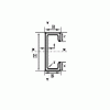 Profil galvanizat C - Profile galvanizate