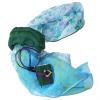 Set bijuterii handmade piele verde