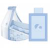 Set complet lenjerie pat cu 4 laterale 8 piese cu broderie -