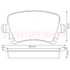 Set placute frana frana disc Jurid Volkswagen Golf V R32 - D