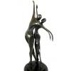 Statuta din bronz semnata Milo Dansul 181 - Statuete Bronz