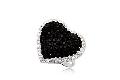 Inel inima din argint cu cristale Swarovski UNP5544