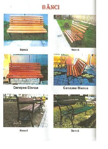 BANCUTE PENTRU SPATII VERZI