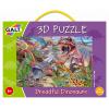 3D Puzzle - Dreadful Dinosaurs - Dinozaurii - 60 piese  - P
