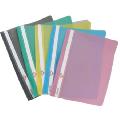 Dosar plastic A4 cu sina, gauri pentru indosariere, Acvila