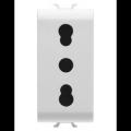 Priza standard italian 16A Gewiss Chorus Alb