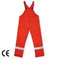 Pantalon vatuit cu pieptar PILZEN RED