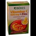 Beres Vitamina C 600mg Zinc 30cpr