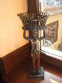 Fructiera statueta bronz