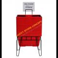 Plastic shopping baskets