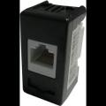 Priza de date UTP RJ45 negru Elmark