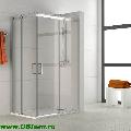 Cabina dus dreptunghiulara, crom sticla securizata 6mm usa ,