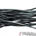 COLIERE PLASTIC 280x4 8MM 100BUC NEGRU - VOREL
