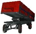 Remorca agricola agrosez dubluax 8t  - descarcare in spate