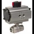 Robinet cu sfera cu actionare pneumatica corp inox