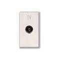 Priza tv finala rezistiva 20DB 1 modul alba Ave 45