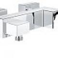 Baterie dus Grohe Eurocube cu montare pe perete