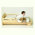 Pat copii din lemn cu protectie laterala ID: HS-3184