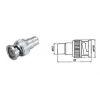 Adaptor BNC tata - RCA mama metalic - Adaptoare