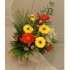 Aranjament pe burete cu gerbera mod 855