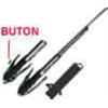 Baston telescopic cu buton