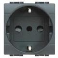 Priza schuko 16A negru Elmark