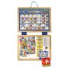 Calendar din lemn magnetic