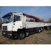 Camion cu macara Man 26403 1989 6x2 Palfinger 14 t - Macaral