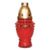 Candela - lumanare sticla cu dunga aurie 175-1  - Candele -