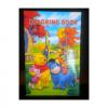 Carte de colorat mica Pooh Family